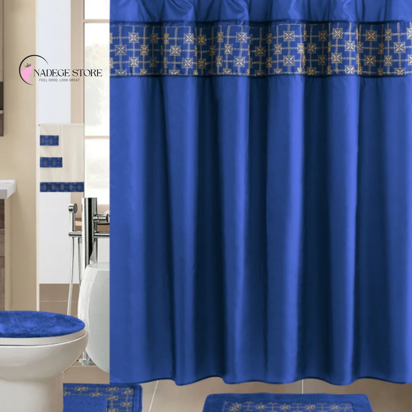SPAGLOW 19-Piece Complete Bathroom Set