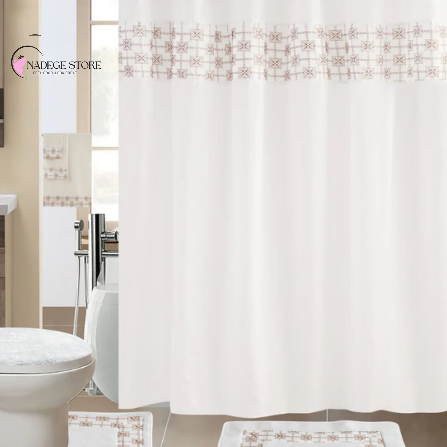 SPAGLOW 19-Piece Complete Bathroom Set
