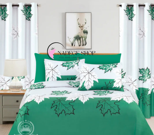 LUXE HARMONY 8-Piece Bed & Curtain Set